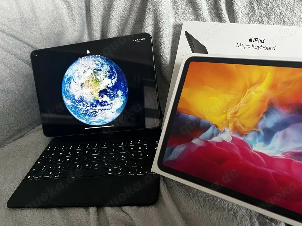 11  iPad Pro Wi-Fi+Cellular 128 GB+Apple Magic Keyboard neuwertig