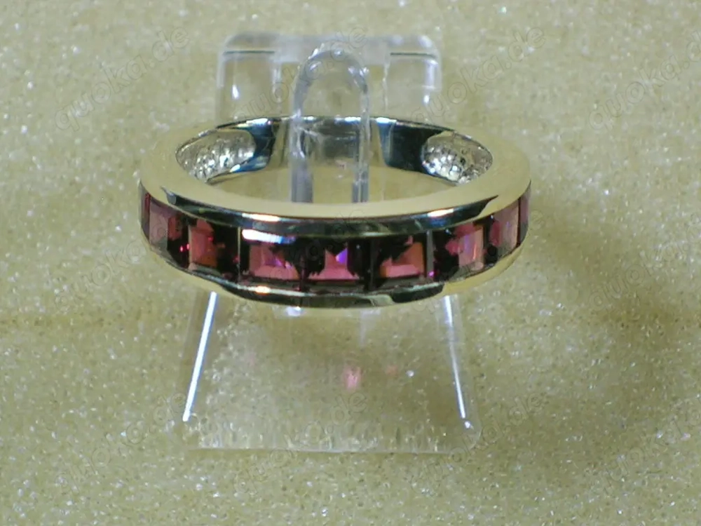 NEU: Ring Größe 16 - 50 375 Gold mit Rhodolith Granat