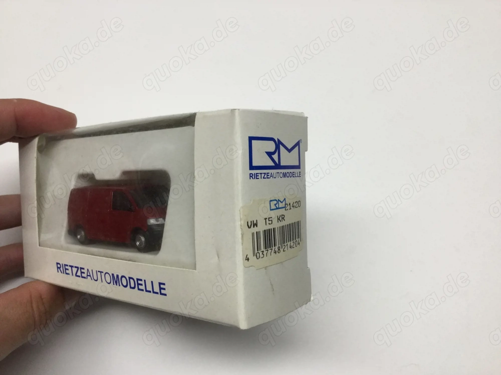 Rietze 1:87 Modellauto VW T5 Kirschrot Rot