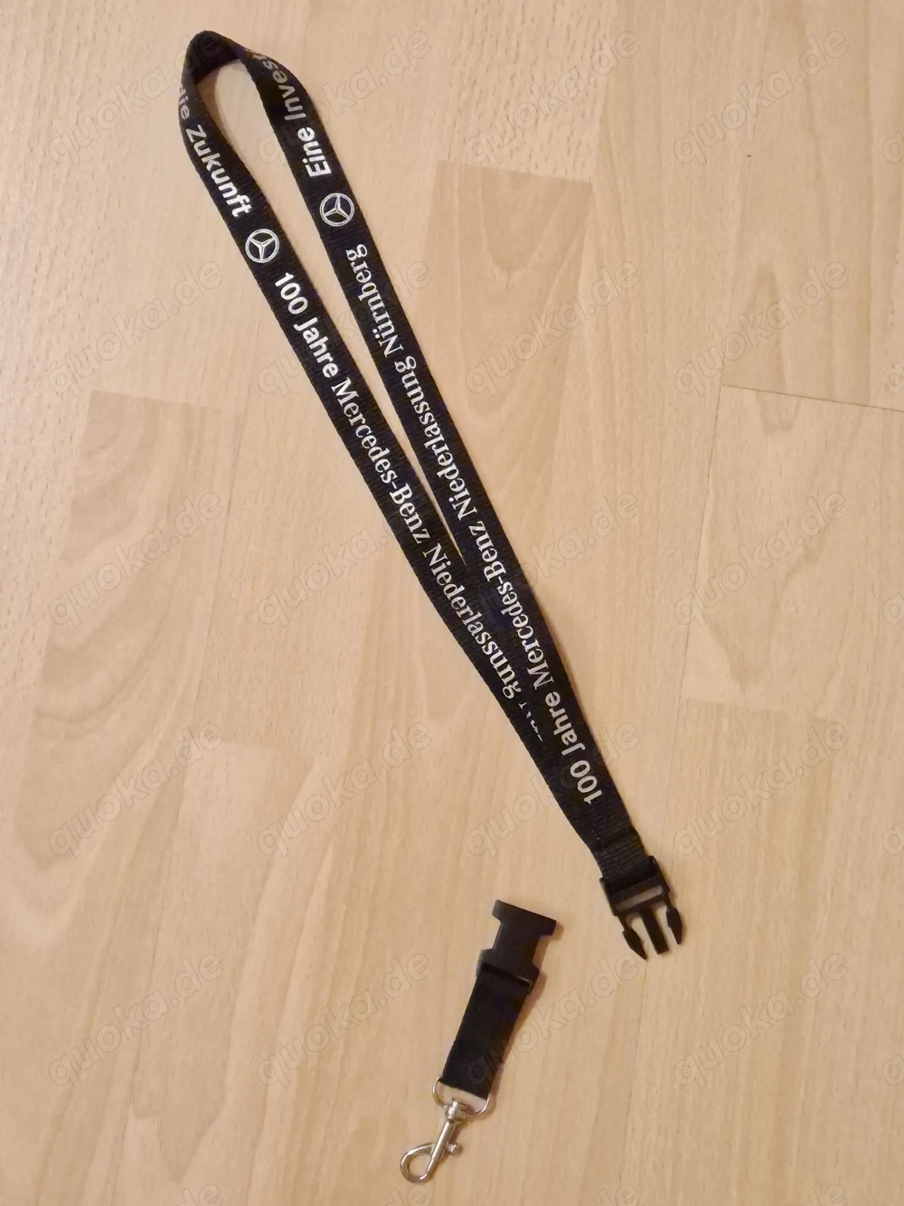 Original Mercedes-Benz Schlüsselband 100 Jahre schwarz