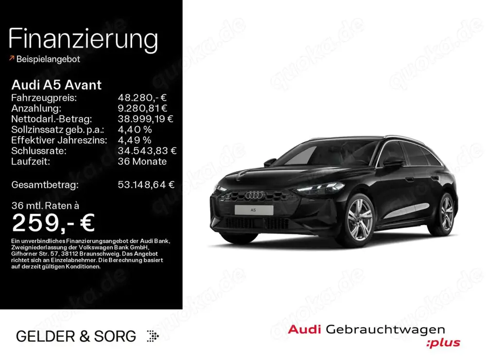 Audi A5 40 TFSI quattro 360°*ACC*AHK*Matrix*