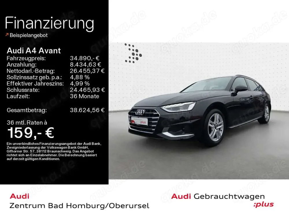 Audi A4 Advanced 40 TFSI*Navi*LED*Alu*AHK*PDC*V