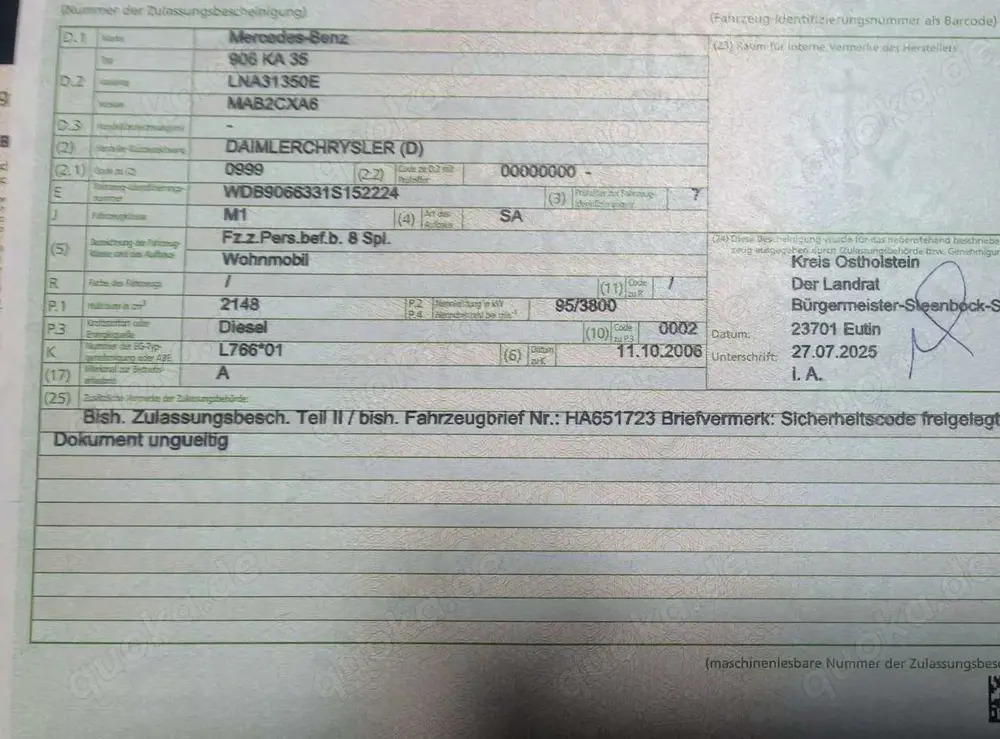 Mercedes-Benz Sprinter 313 CDI 906.633