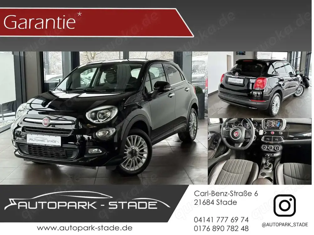 Fiat 500X 1.6 Lounge Carplay PDC Ambient Assist. Navi