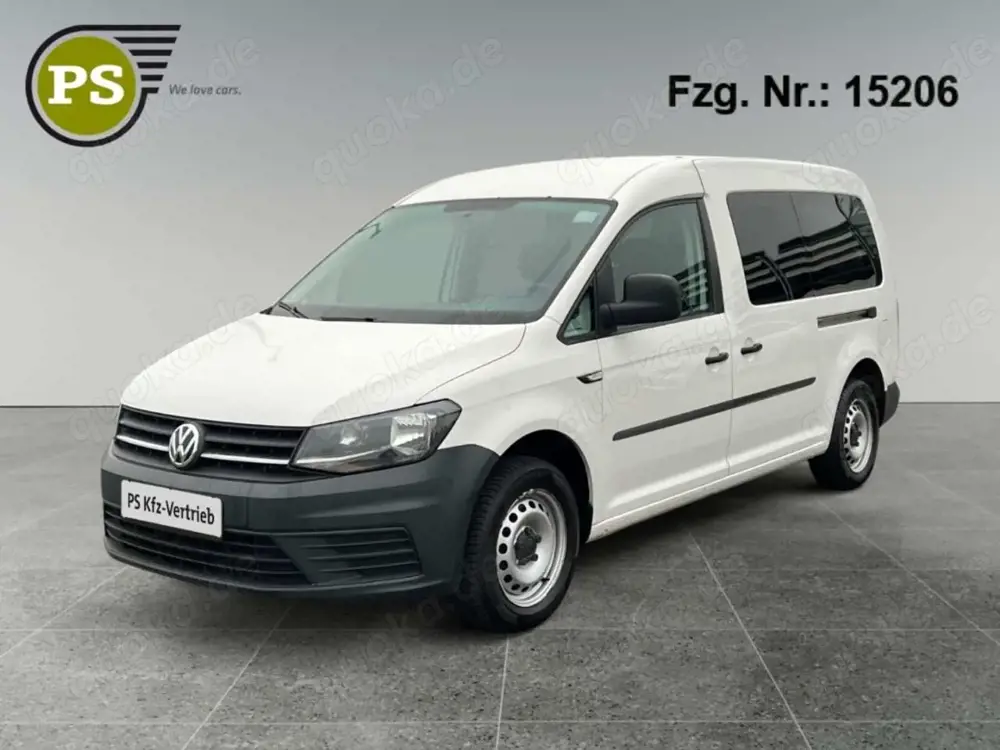 Volkswagen Caddy Maxi Kombi BMT Klima AHK Temp Berganfahrass.