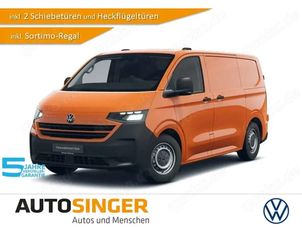 Volkswagen T7 Transporter e-Transporter Kasten 4Mo FLÜGELT*360*SHZ*