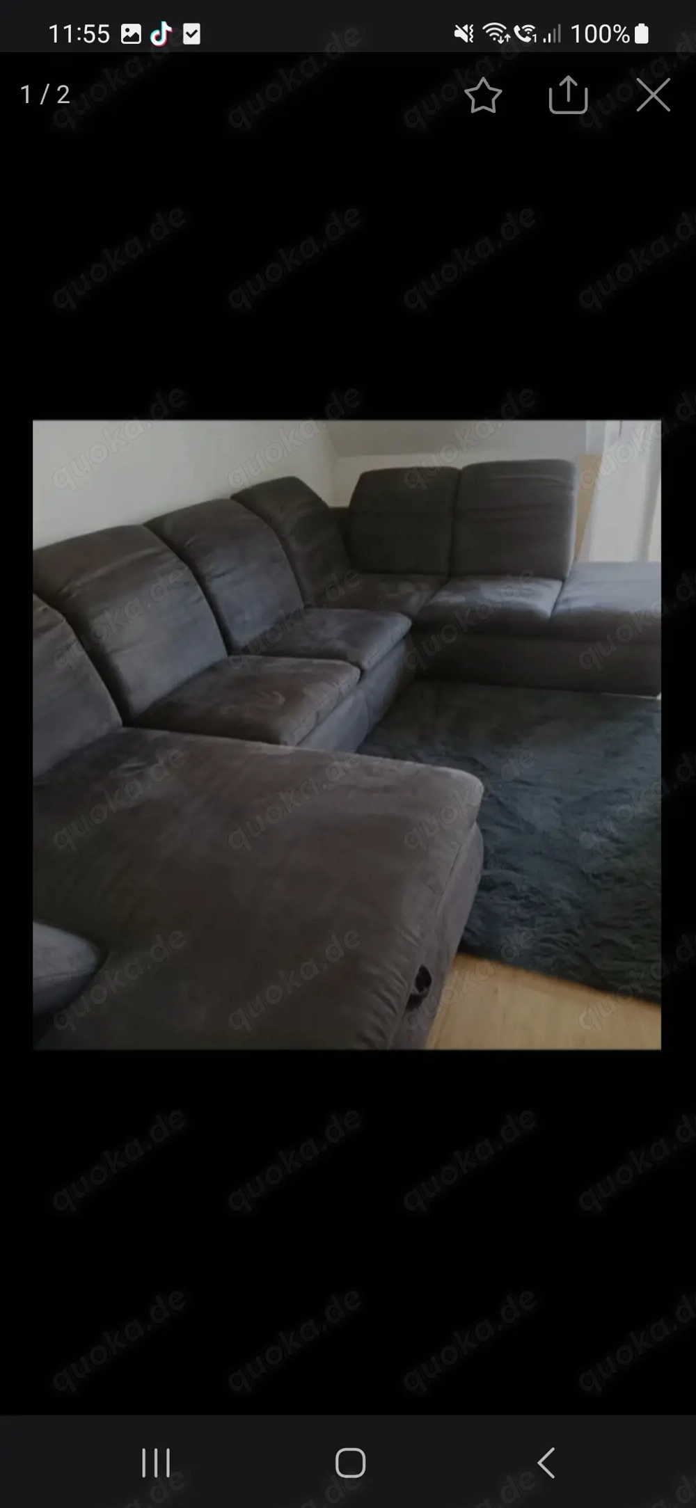 XXL Wohnzimmercouch mit Schlaffunktion 