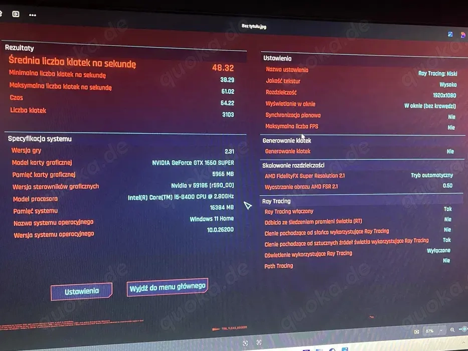 Gaming-PC Set LED 24" i5 6-Kern 16 GB DDR4 GTX 1660 SSD HDD