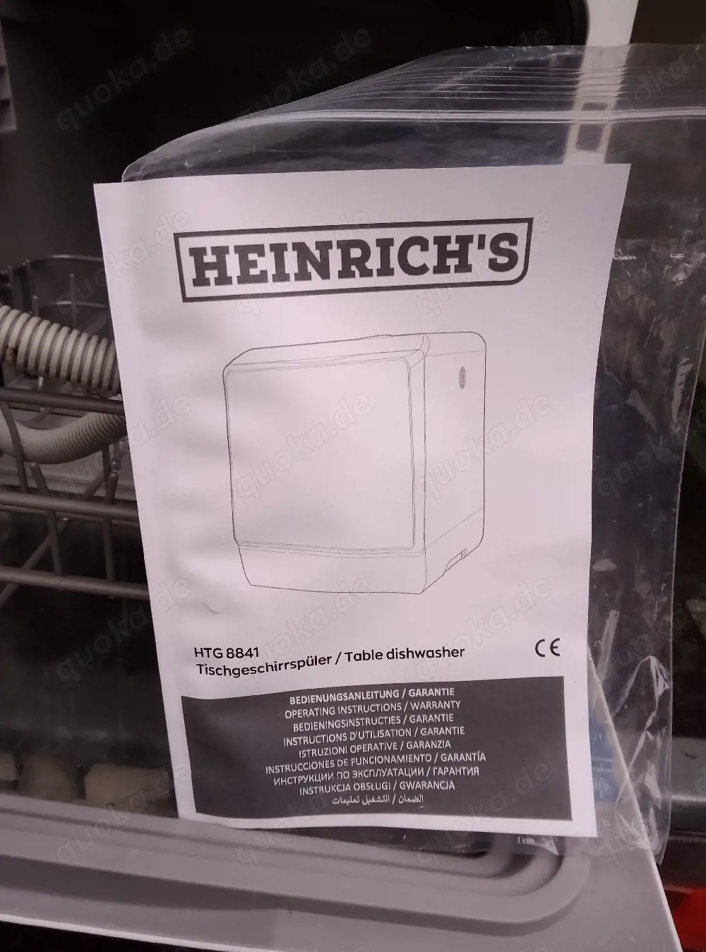 Tischgeschirrspüler 