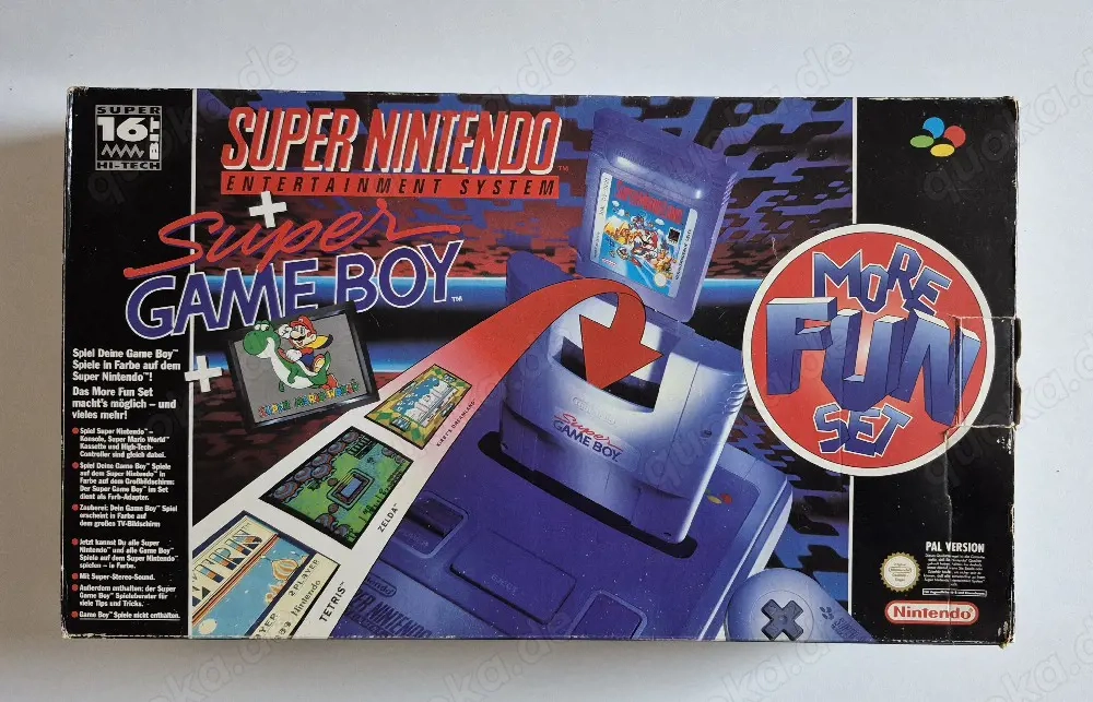 Super Nintendo- More Fun Set | Konsole | Komplettpaket | TOP