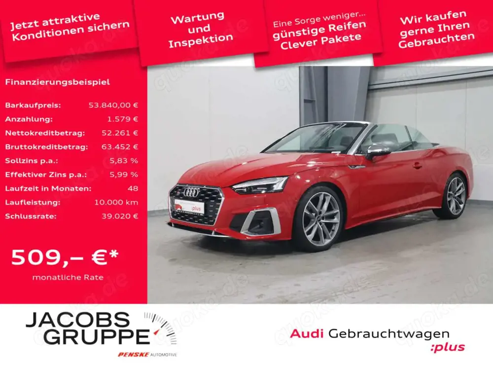 Audi S5 Cabriolet 3.0 TFSI quattro VC*Matrix*R-Kamera *