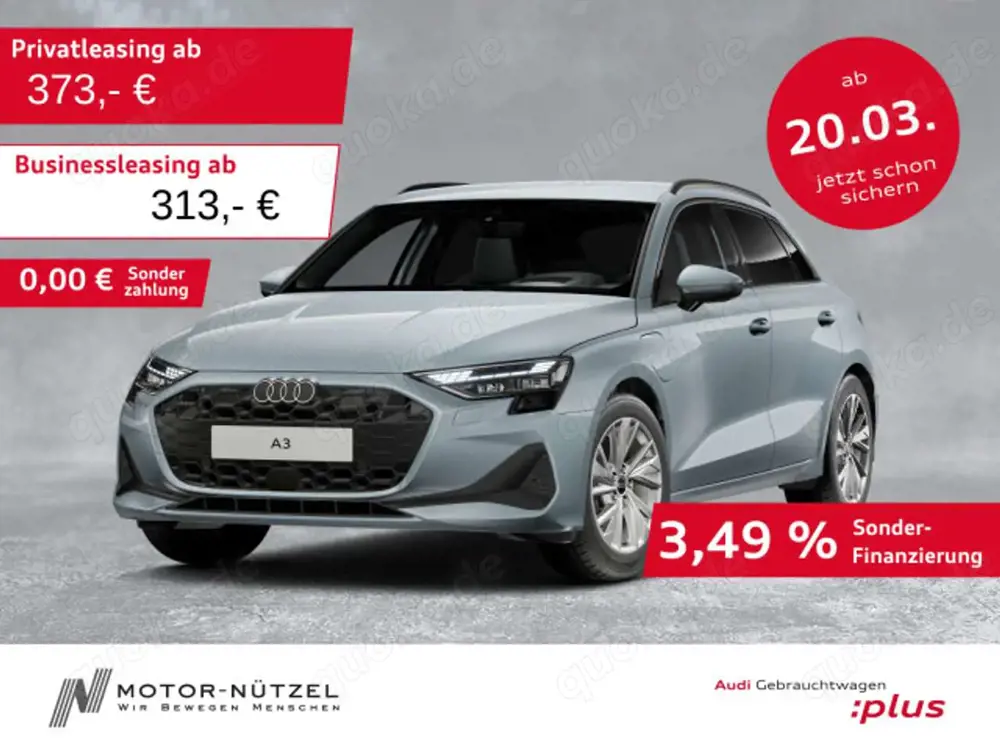 Audi A3 40 TFSI e S-TR LED+NAV+HuD+SONOS+17