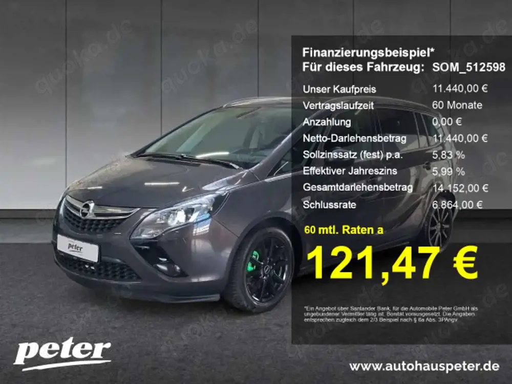 Opel Zafira Tourer Zafira Tourer 1.4T Innovation Automatik Fahrradträgersystem FlexFix
