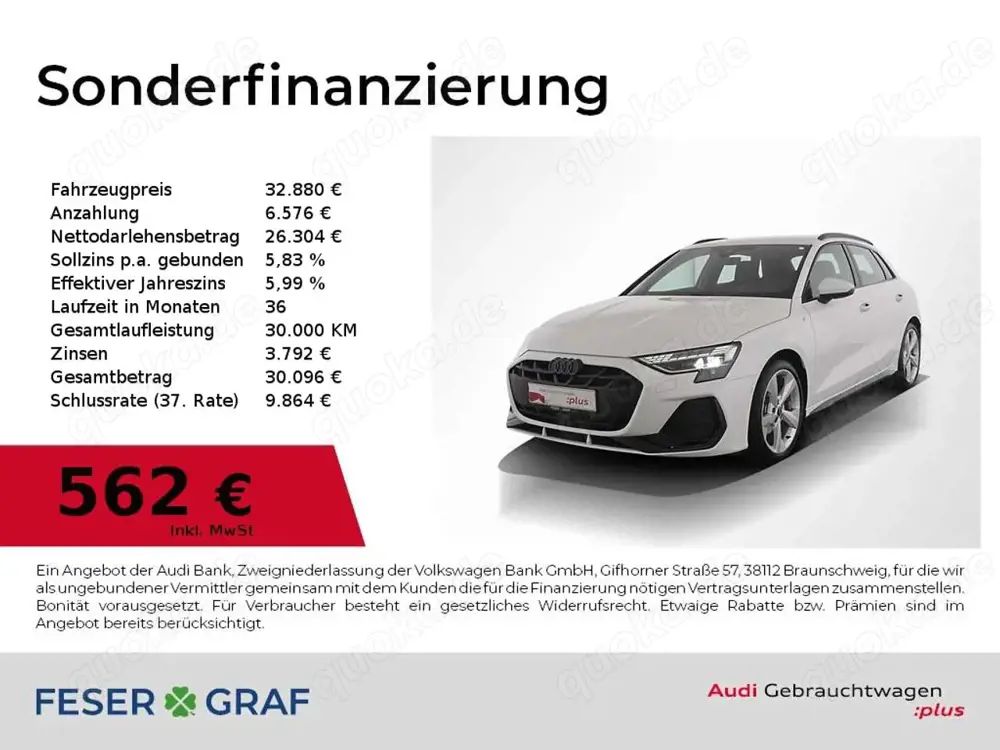 Audi A3 35 S line S tronic LED / Ambiente / Rückfahrkamera