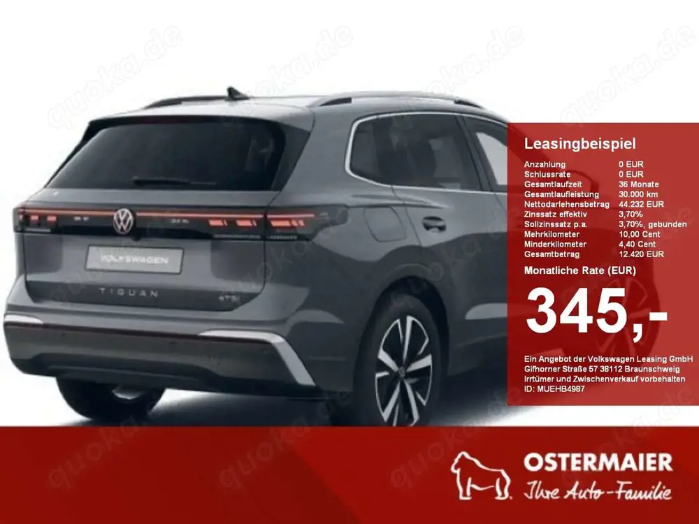 Volkswagen Tiguan Elegance 1.5eTSI 150PS DSG IQ.LIGHT,ACC,NAVI,HuD,K
