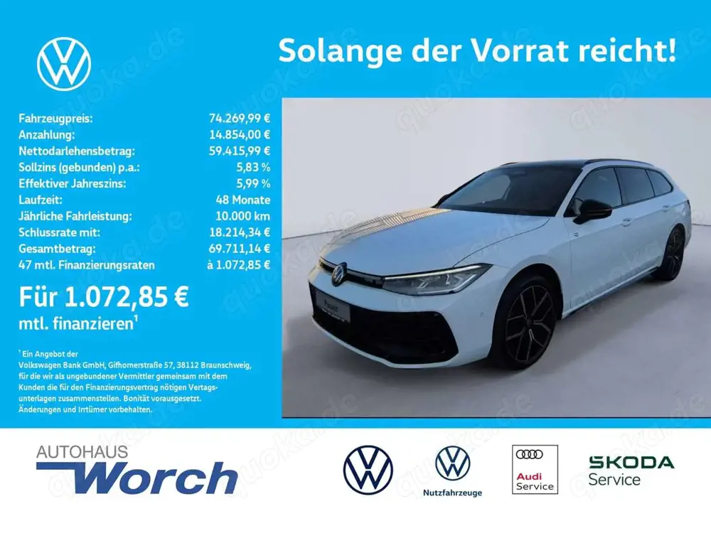 Volkswagen Passat R-Line 2.0 TDI 4MO DSG LED LEDER ALU