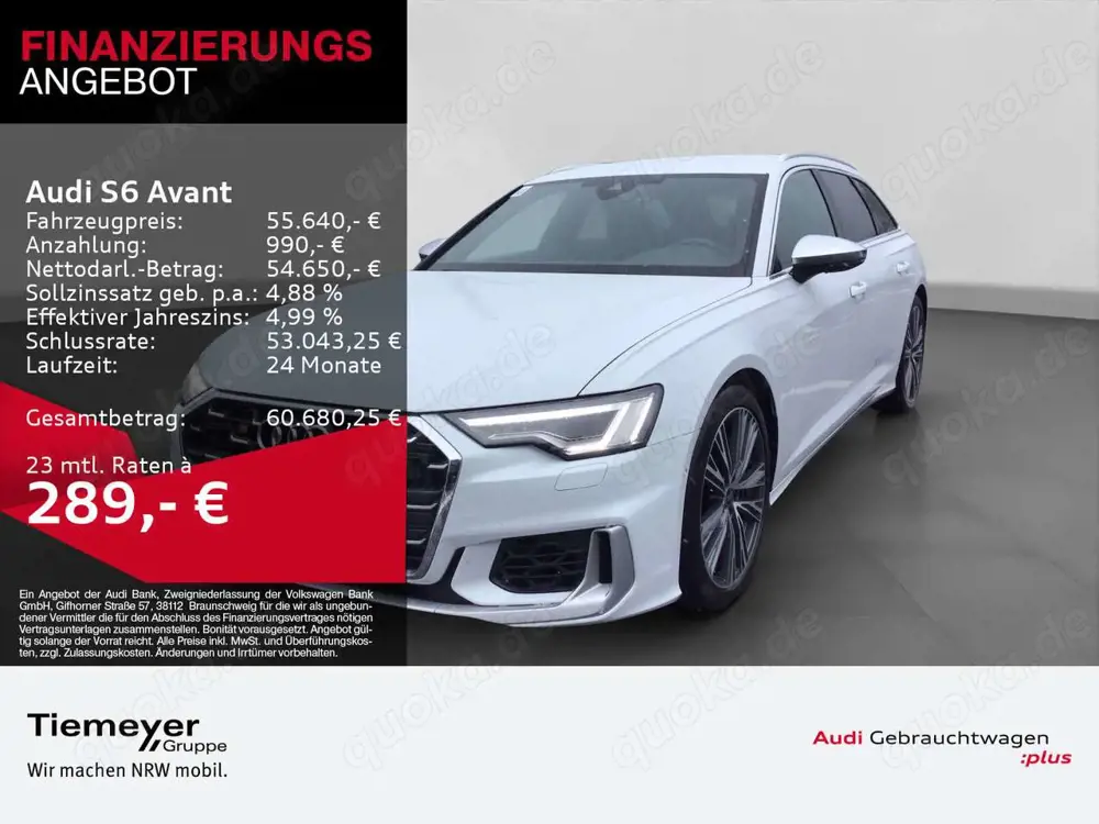 Audi S6 TDI Q NAVI+ PDC SITZHG VIRTUAL+ LM20