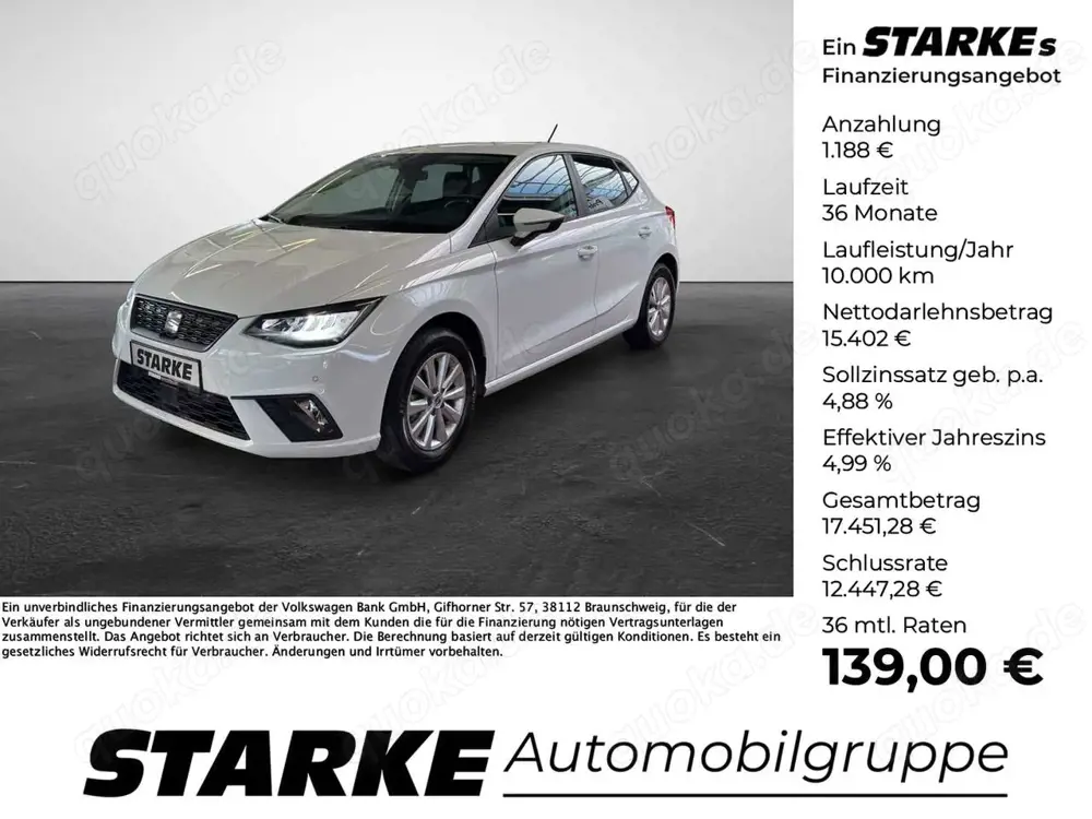 SEAT Ibiza 1.0 TSI Style