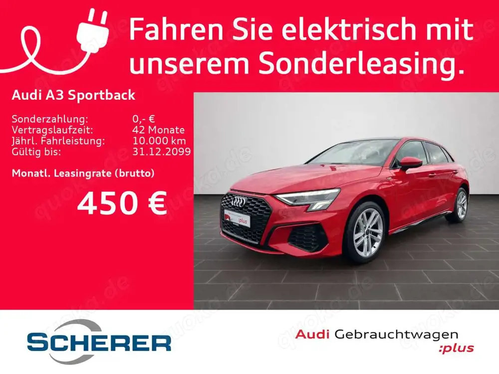 Audi A3 S line 40 TFSIe S tronic SOH:97% PA