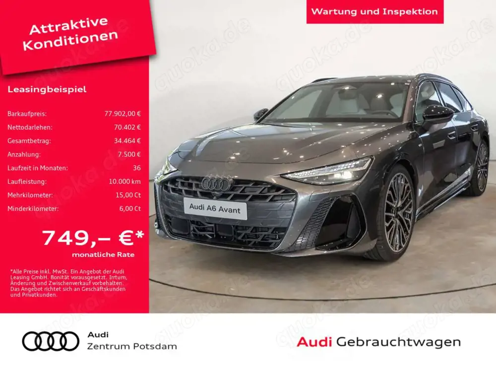 Audi A6 Avant TDI quattro W-LAN ACC HUD BO PANO