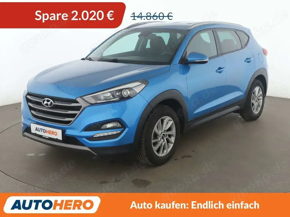Hyundai TUCSON 1.6 Intro Edition blue 2WD*NAV*TEMPO*CAM*PDC*SHZ*