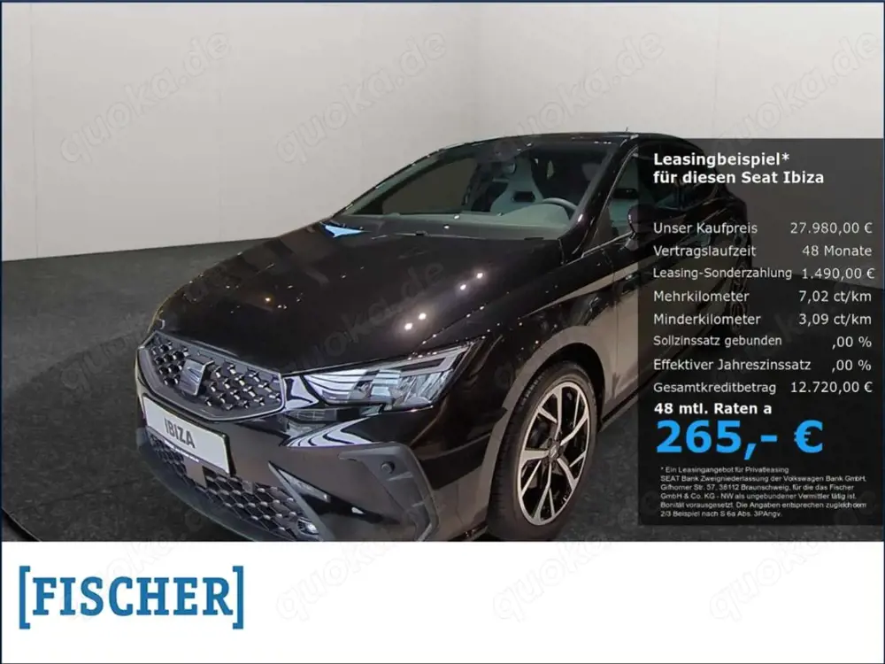 SEAT Ibiza FR 1.0TSI Navi Digitales Cockpit LED ACC Apple Car