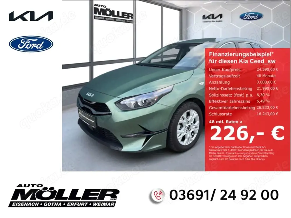 Kia Ceed SW / cee'd SW 1.5T Vision DCT7 Komf+ NAV PDC Klimaautomatik