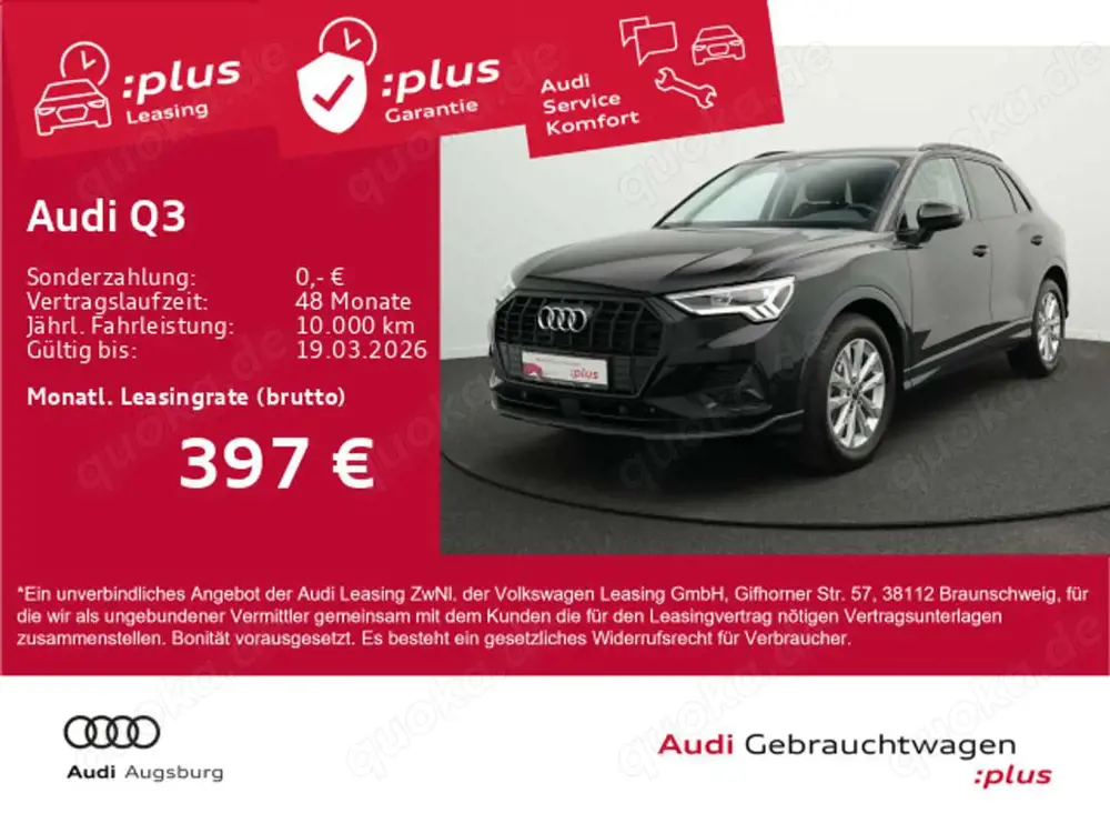 Audi Q3 advanced 35 TFSI S tronic *ACC*AHK*LED*8-fach