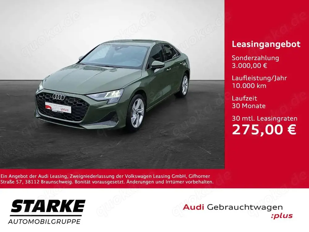 Audi A3 Limousine 35 TFSI S tronic NaviPlus AHK SHZ Kam...