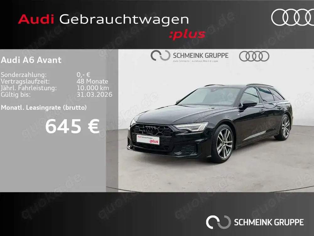 Audi A6 S line 40 TDI Matrix AHK Kamera Side As