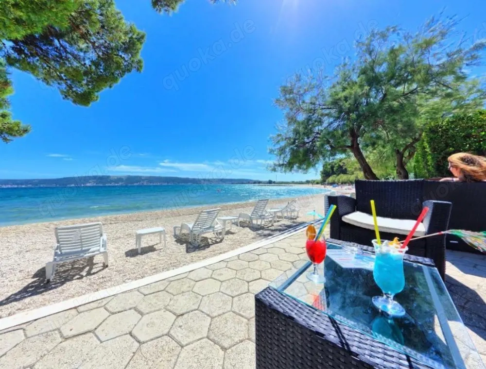 Ferienhaus Kroatien,Kastel Stafilic,4SFZ,Meerblick,Strand,großes Grundstück