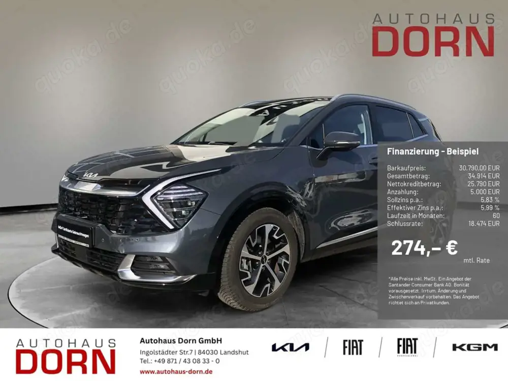 Kia Sportage Spirit 1.6T DCT 48V DriveWise-Park-Plus-Paket