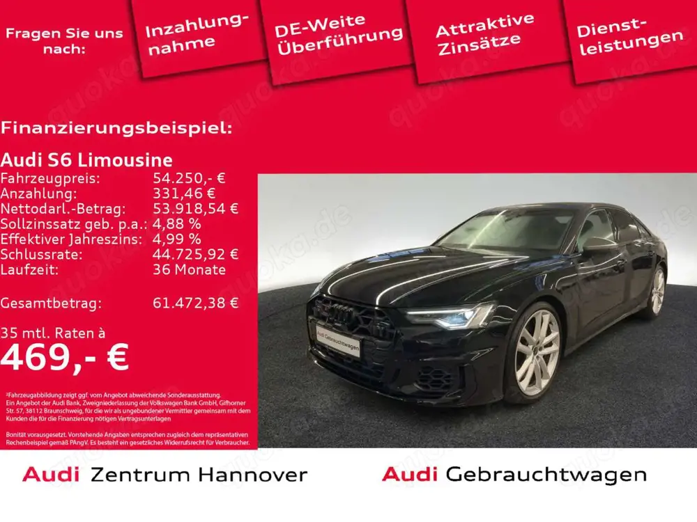 Audi S6 3.0 TDI quattro Head-Up Standh Pano