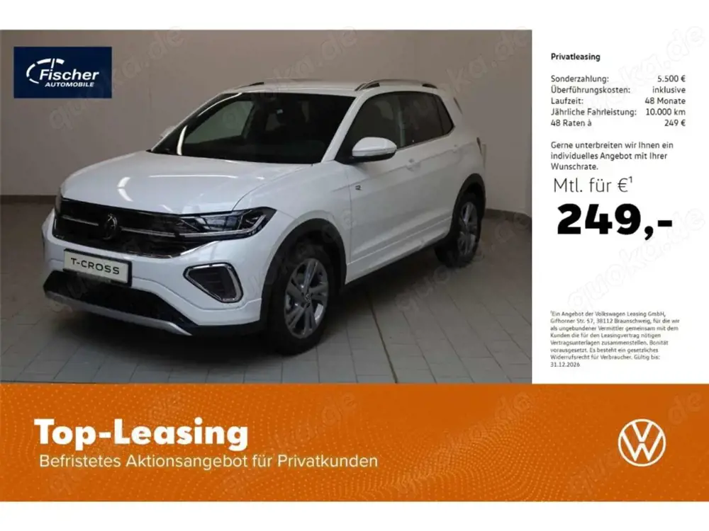 Volkswagen T-Cross 1.0 TSI OPF R-Line