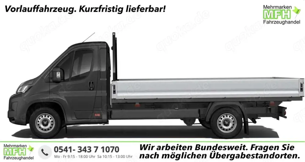 Peugeot Boxer Pritsche 435 AT L4 AHK CarPlay VisibP ERad 132 ...