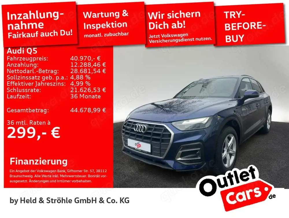Audi Q5 40 TDI qu. S tronic LED NAV+ AHK PANO SHZ PDC