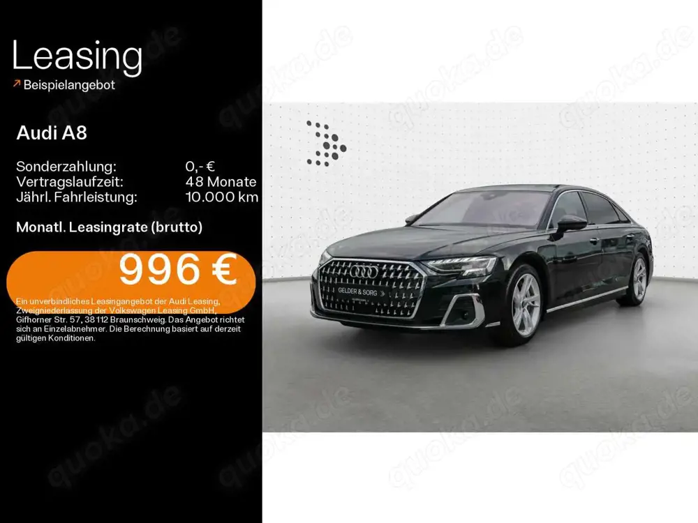 Audi A8 L 55 TFSI qu. AIR*BO*Massage*HuD*Virt.*Pano*