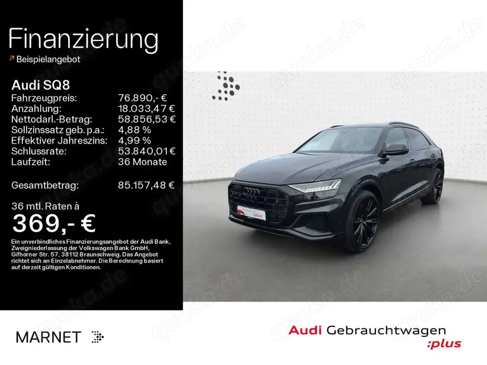 Audi SQ8 competition plus TFSI*Navi*Matrix*AHK*HUD*B