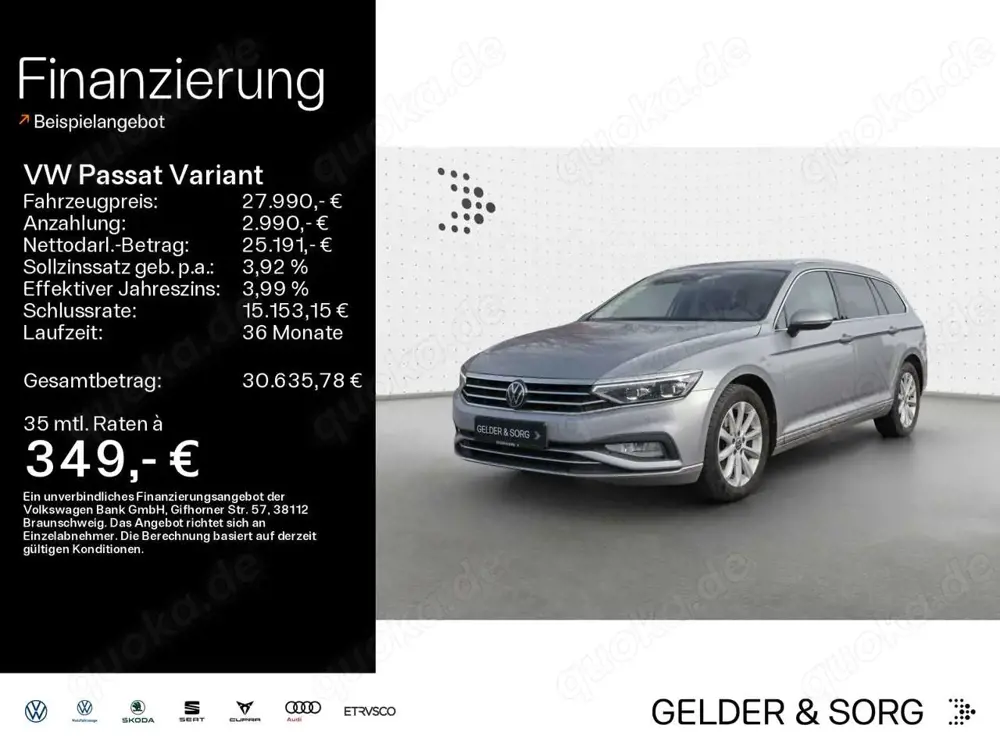 Volkswagen Passat Variant Elegance 2.0 TDI Matrix*RFK*AHK