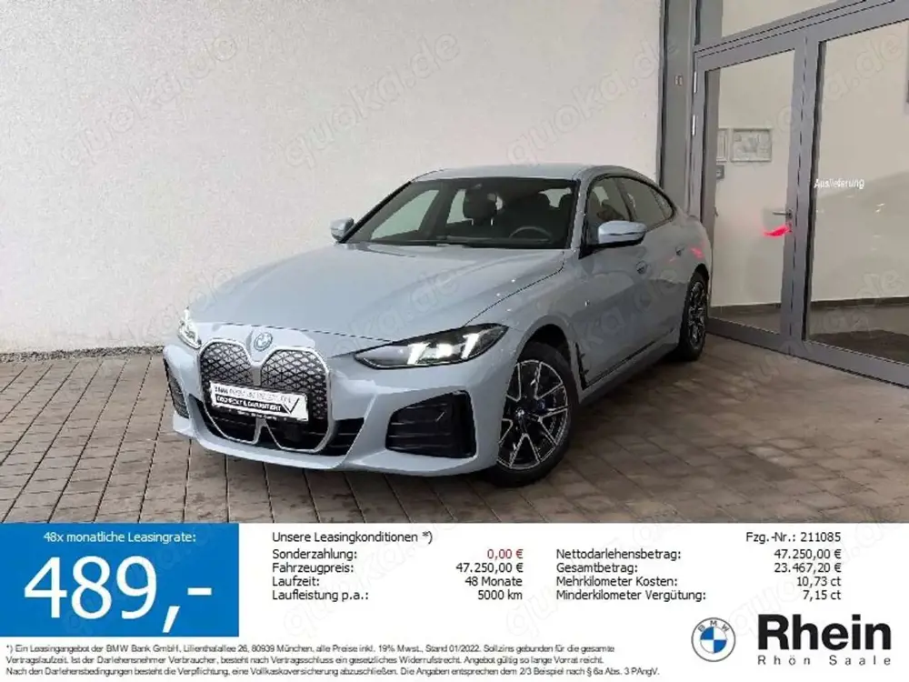 BMW i4 eDrive40 Gran Coupé M Sportpaket Navi.Komfort