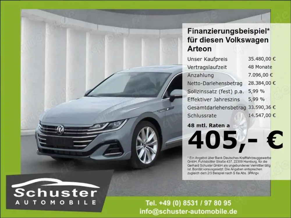 Volkswagen Arteon SB R-LINE eHybrid*AHK StandHzg Panodach