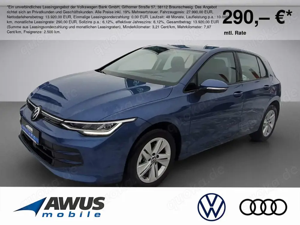 Volkswagen Golf VIII 1.5eTSI DSG Life