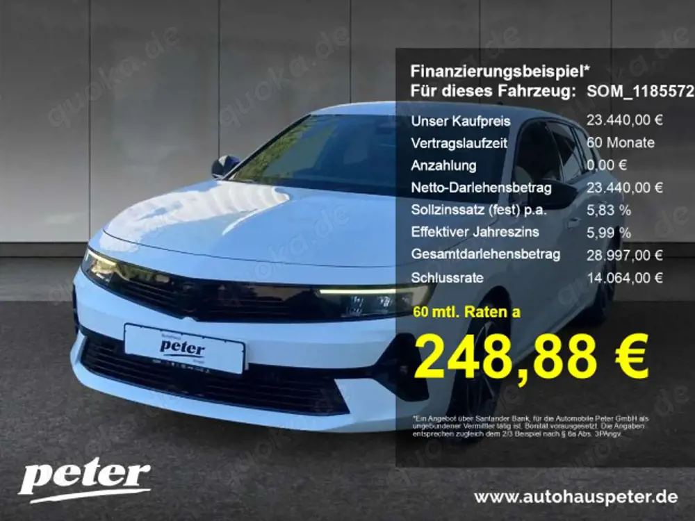 Opel Astra Astra L ST 1.2 Turbo GS Line Klimaautomatik Sitzheizung