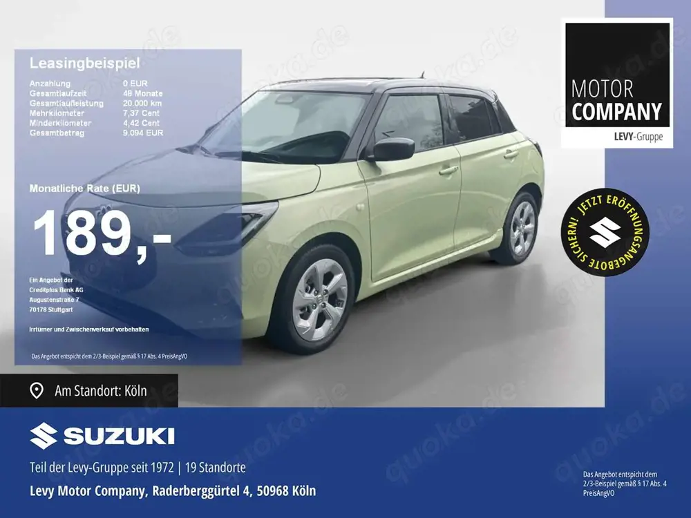 Suzuki Swift 1.2 Dualjet Hybrid +MY26+PDC+R.Kam+Navi+SHZ