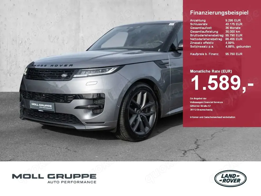 Land Rover Range Rover Sport P440e Hybrid Dynamic SE Pano Meridian LED
