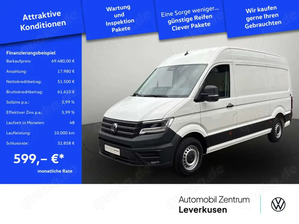 Volkswagen Crafter 35 Kasten LED VIRT KAM ACC NAVI PDC S