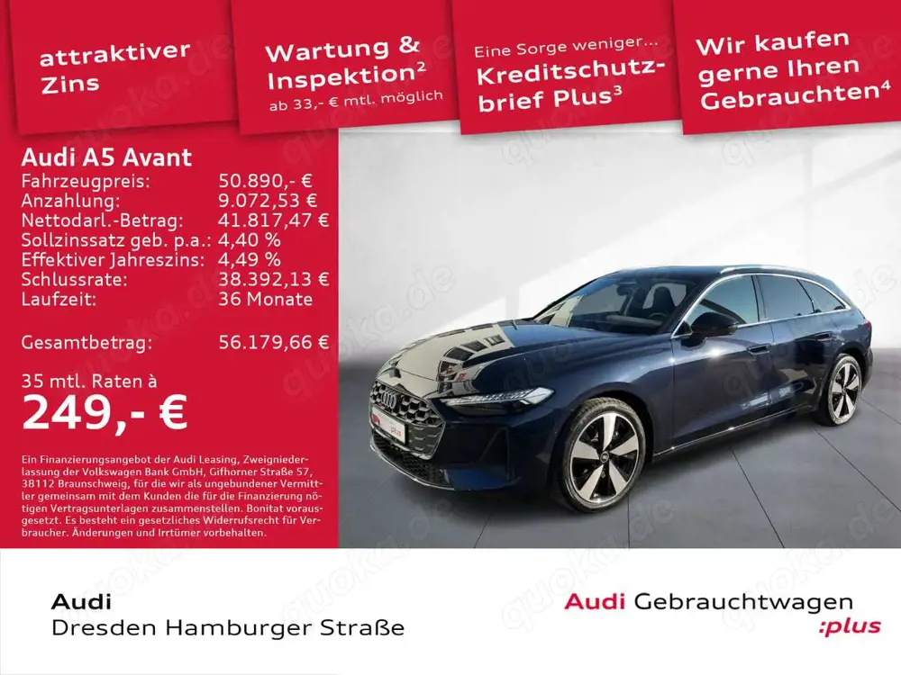 Audi A5 2.0 TDI quattro Matrix Tech plus AHZV