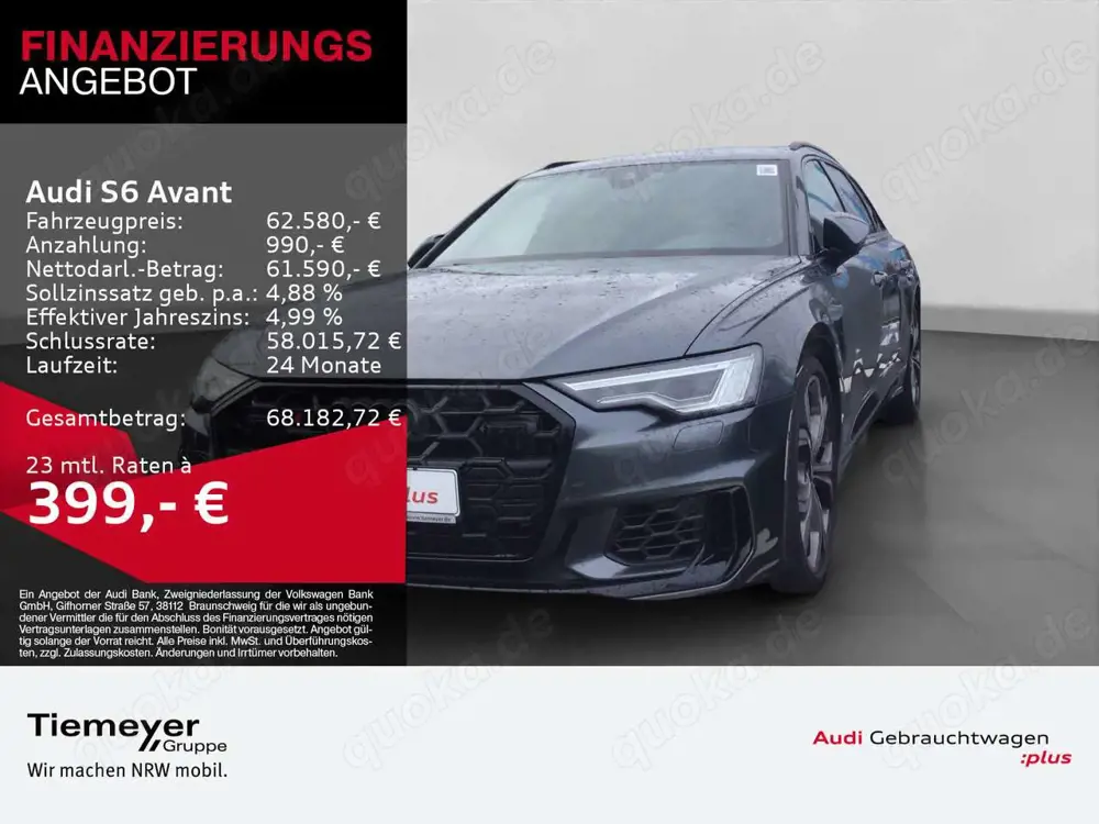Audi S6 TDI Q NAVI KAMERA BuO AHK LM21