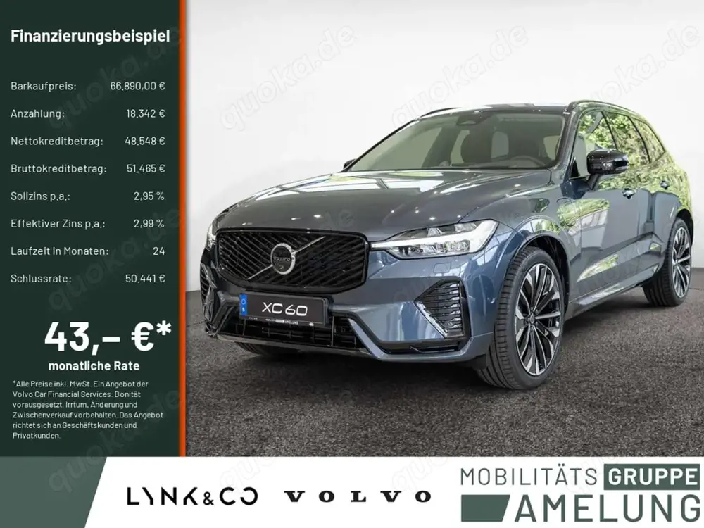 Volvo XC60 T8 Ultra Dark Recharge Plug-In Hybrid AWD