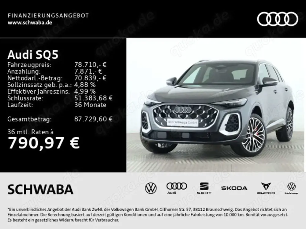 Audi SQ5 SUV TFSI S tronic *MATRIX*BO*HdUp*LUFT*PANO